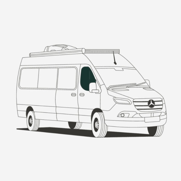 Driver and passenger front door - Insulated privacy panel - Sprinter