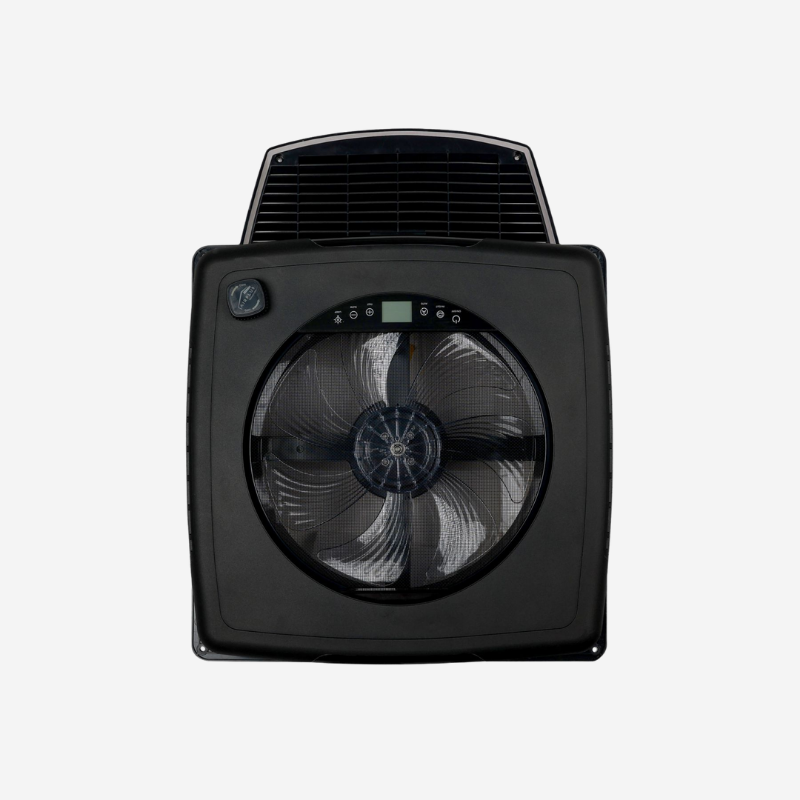 Fan semi-opaque - black - Image 2
