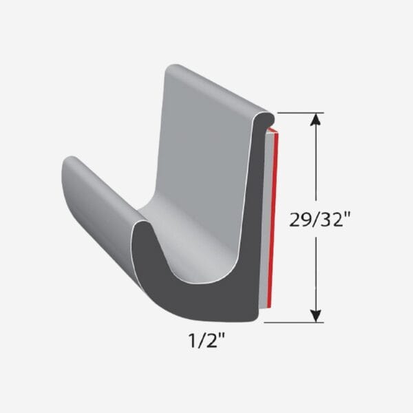 Rain gutter for door - Image 2